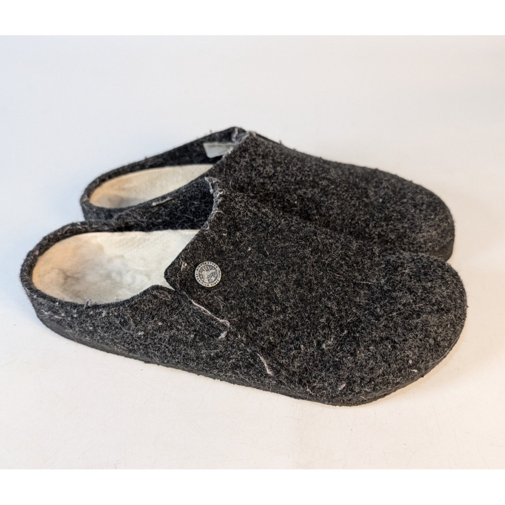 Birkenstock Zermatt Women's Size: 39 / 8 Gray Wool Slipper Shoe